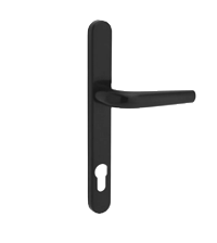black door handle